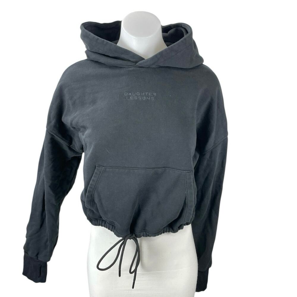 Daughter Lessons DL Yoga Gym Athletic Activewear Hoodie Sweater Sweatshirt Top M